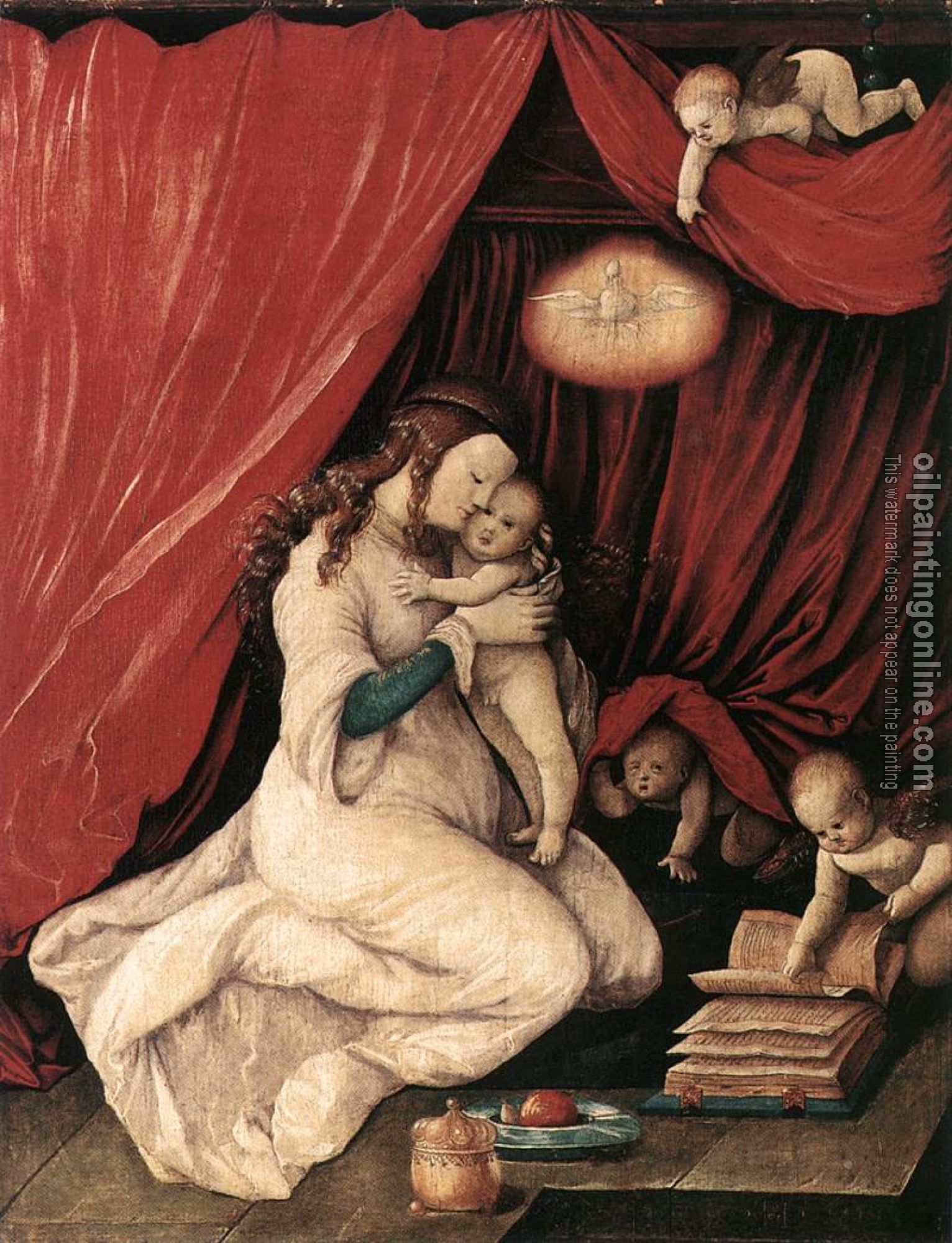 Grien, Hans Baldung - Virgin and Child in a Room